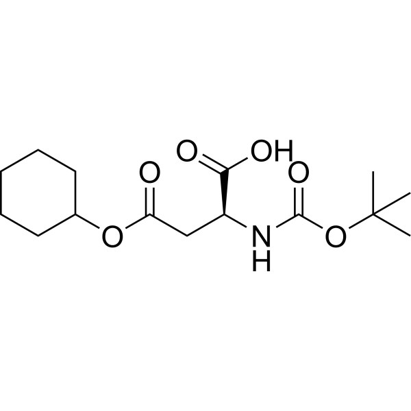 (S)-2-((tert-Butoxycarbonyl)amino)-4-(cyclohexyloxy)-4-oxobutanoic acid 73821-95-1